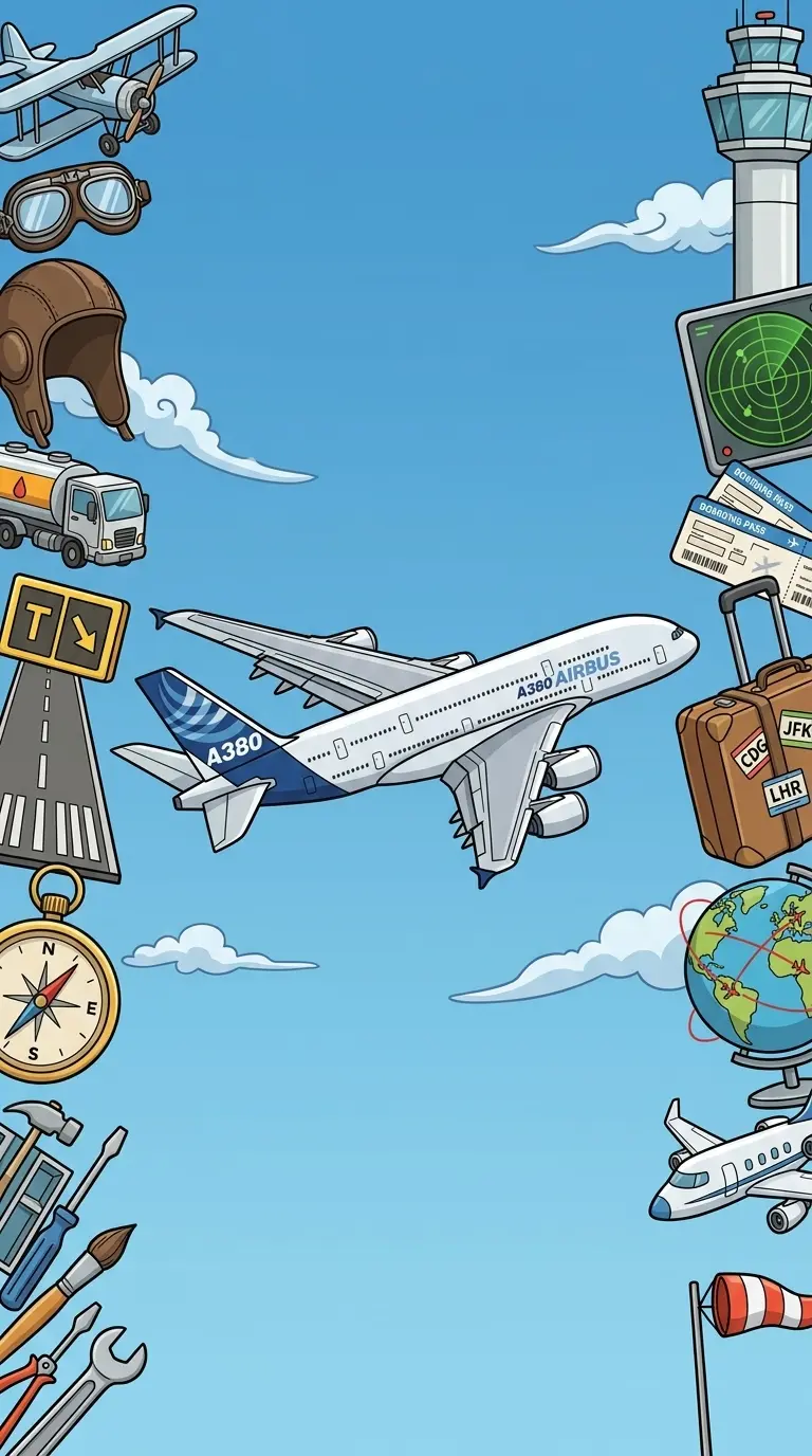 Modelo de convite Aviao