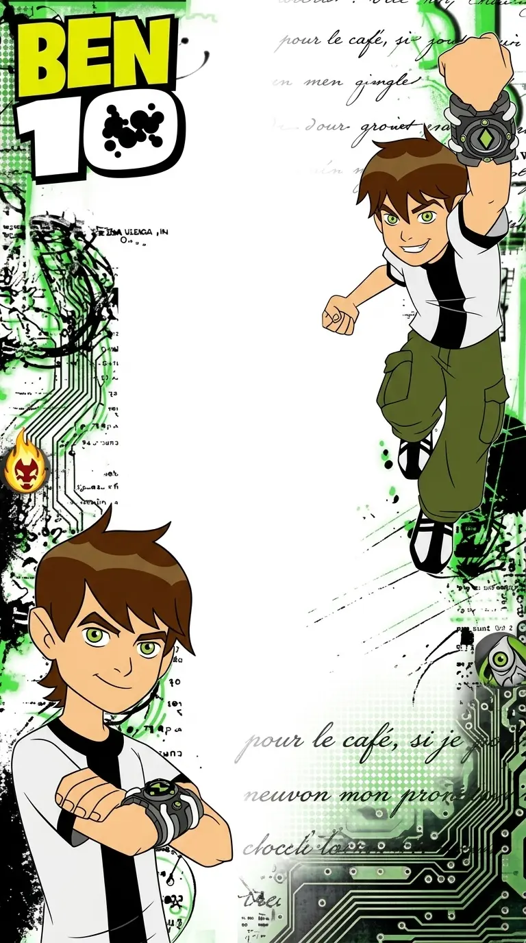 Modelo de convite Ben 10