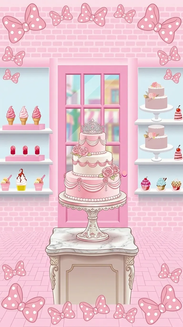 Modelo de convite Confeitaria da Minnie