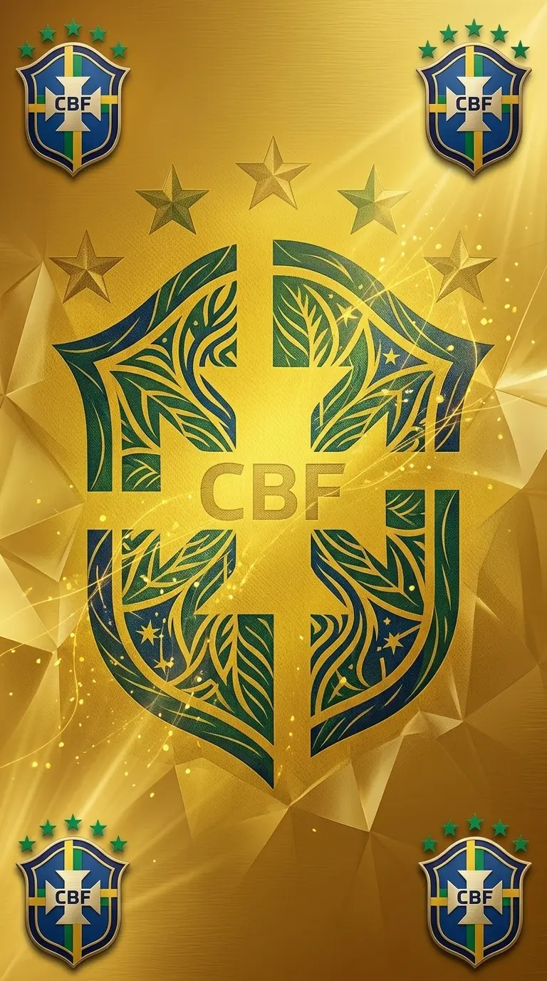 Modelo de convite Futebol Hexa Brasil Copa Cbf