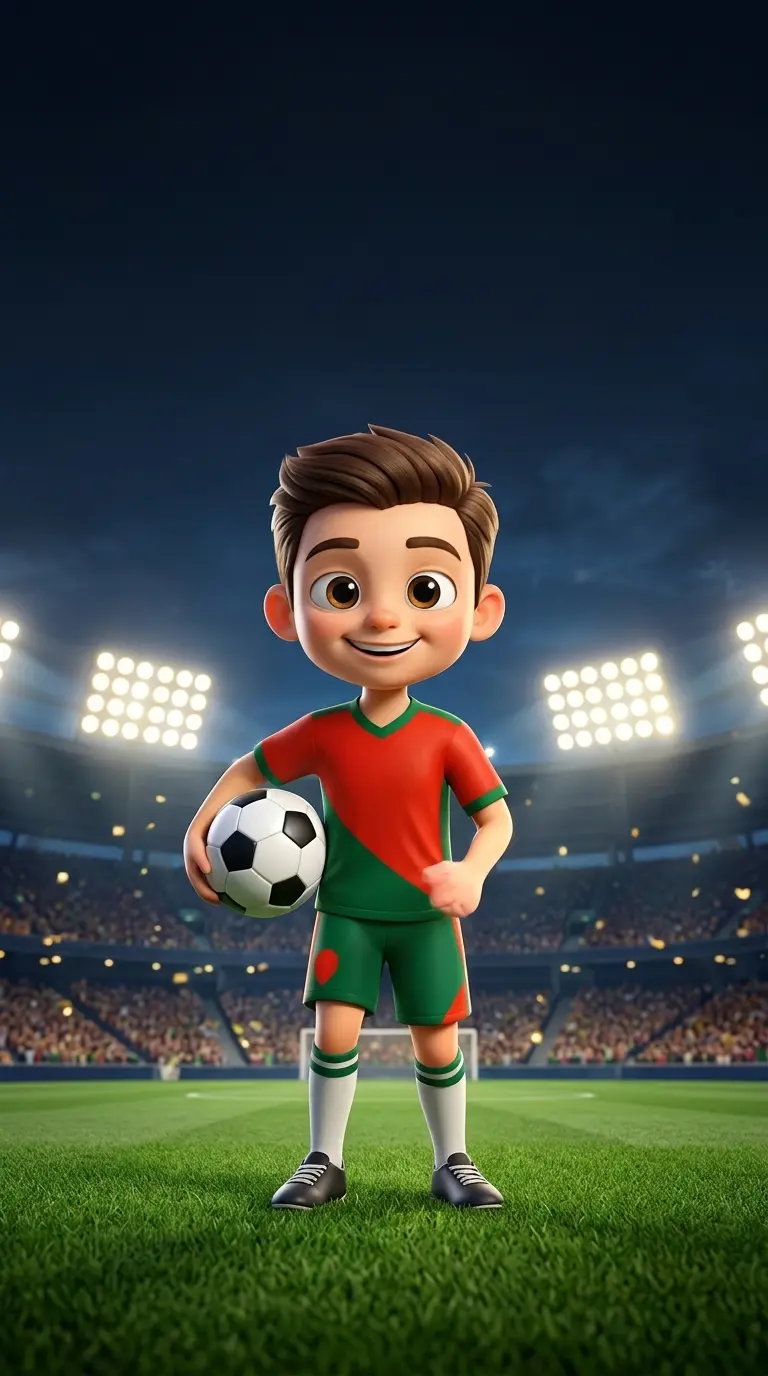 Modelo de convite Futebol Portugal 1 Copa B