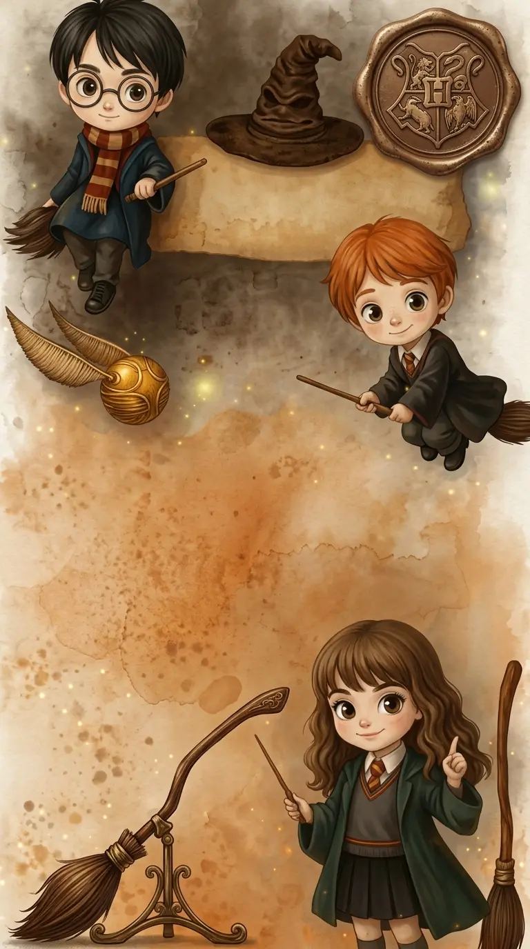 Modelo de convite Harry Potter