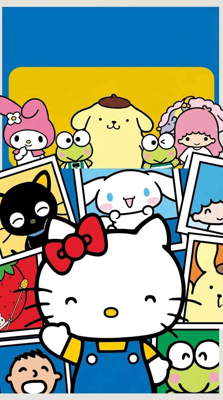 Modelo de convite Hello Kitty1