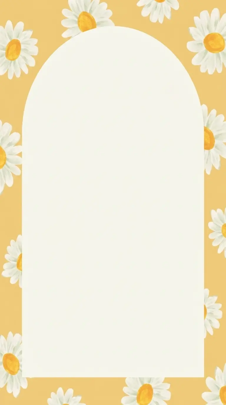 Modelo de convite Margarida Flor 3