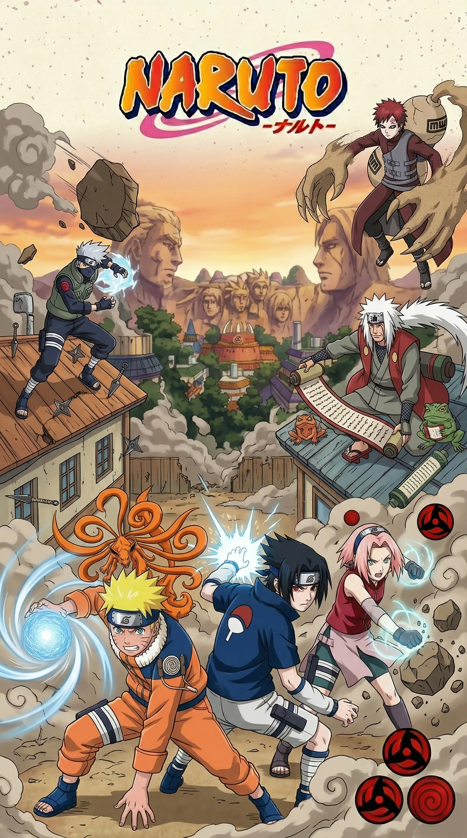 Modelo de convite Naruto 3