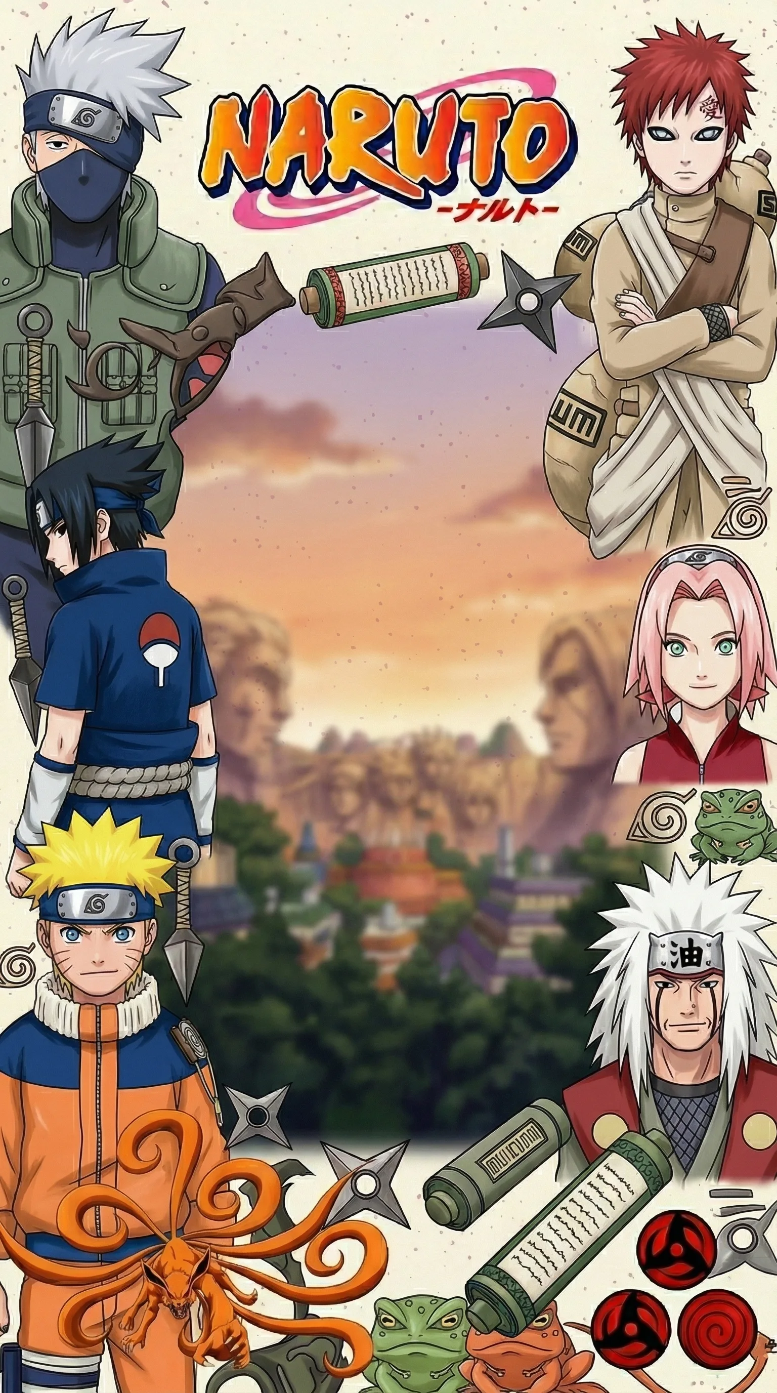 Modelo de convite Naruto 4