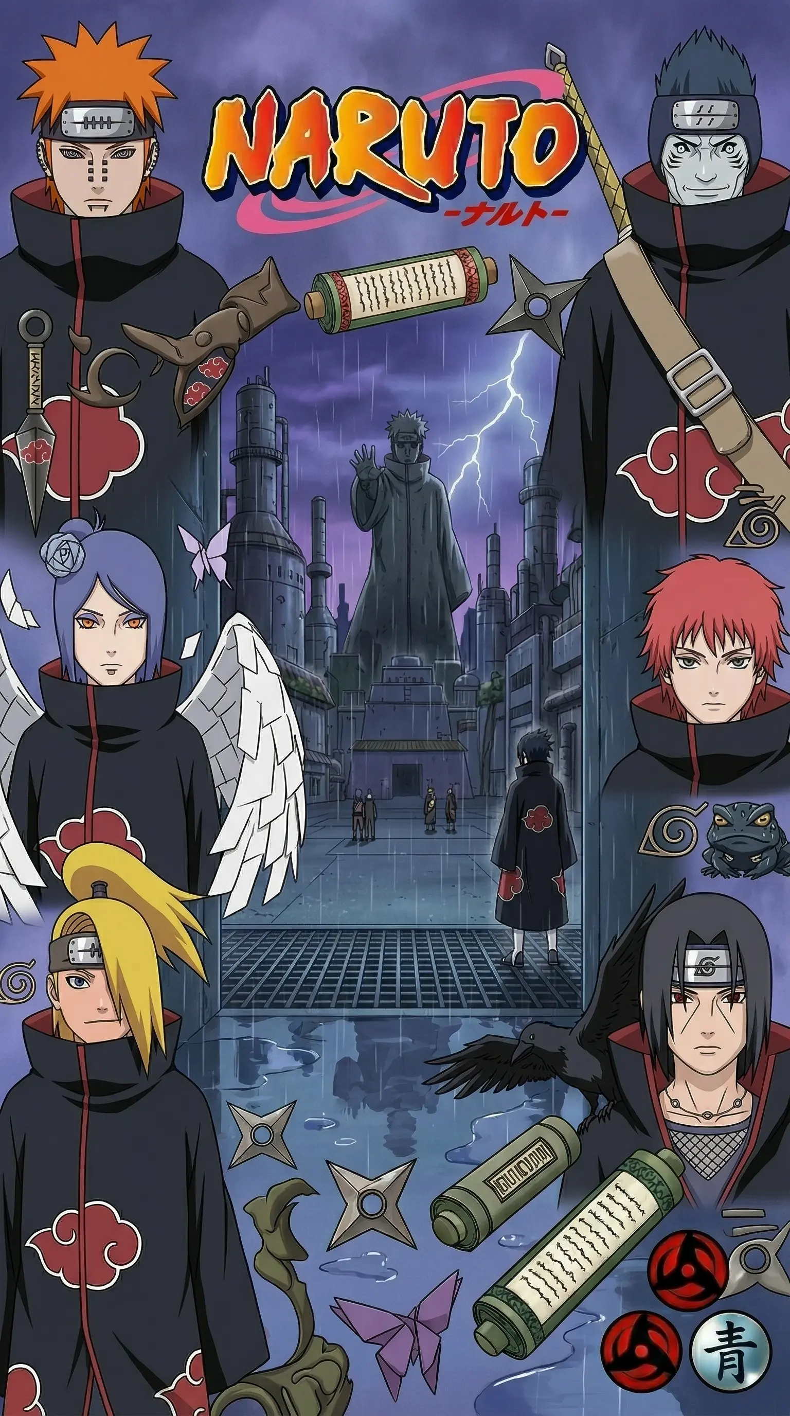 Modelo de convite Naruto 5