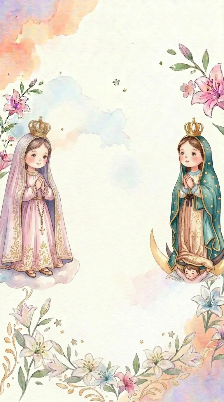 Modelo de convite Nossa Senhora Aparecida 5