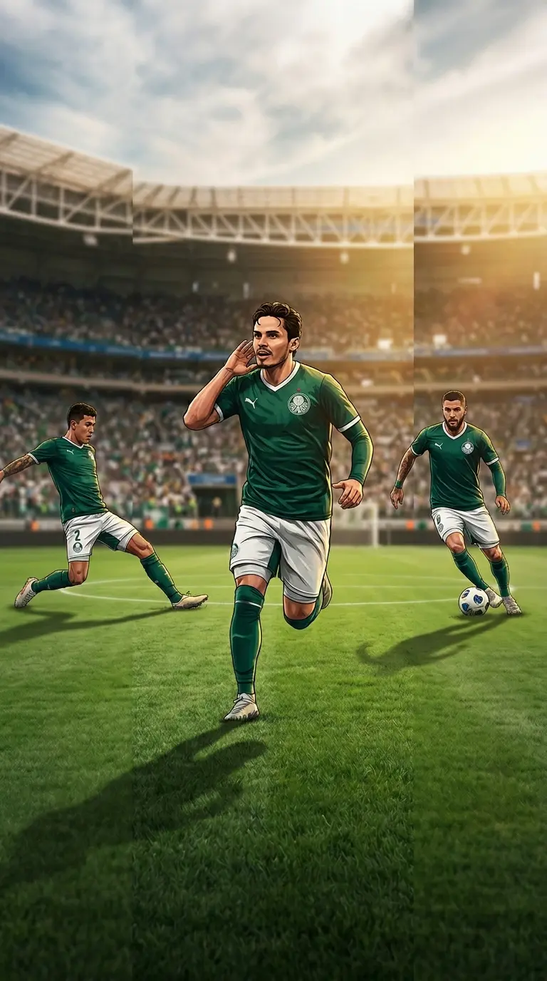 Modelo de convite Palmeiras Time 5