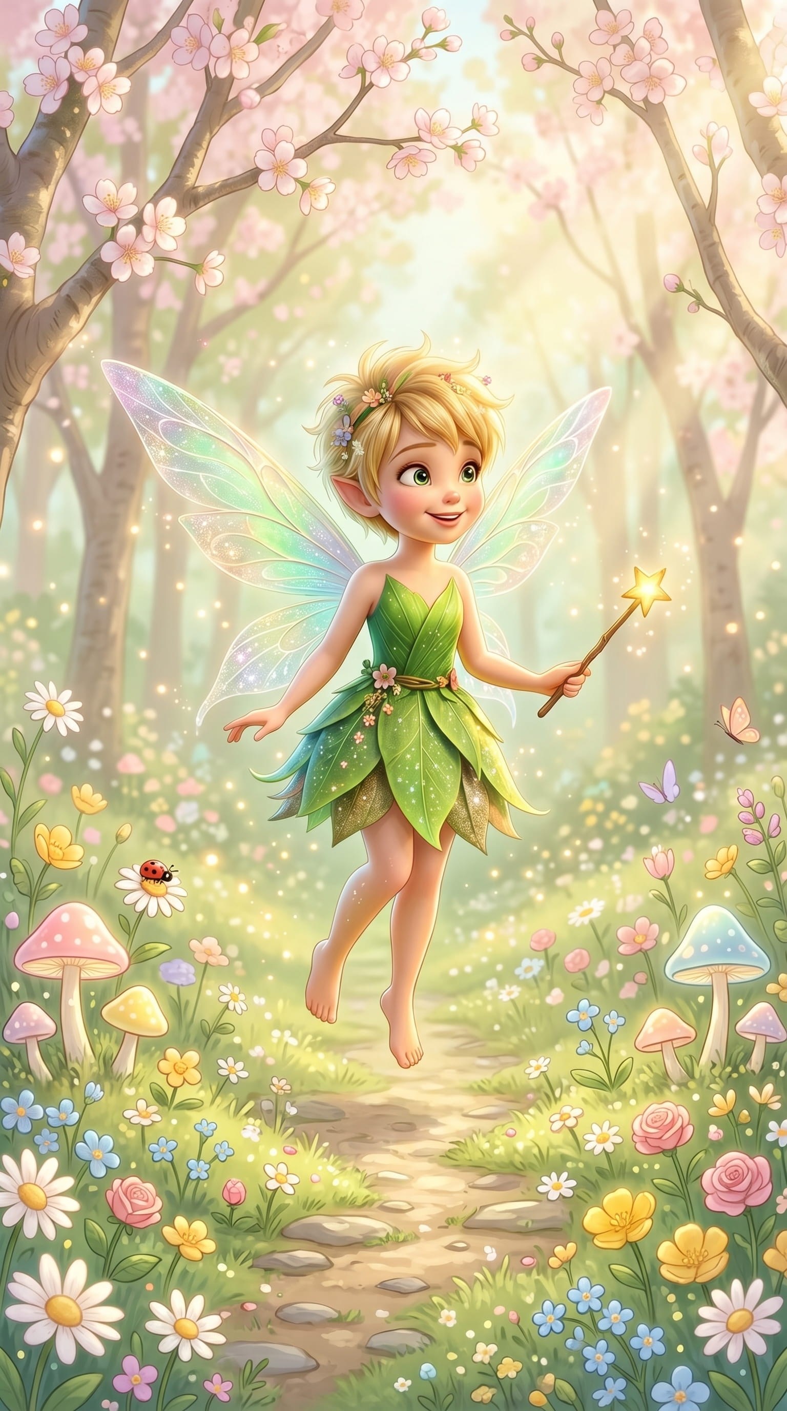 Modelo de convite Sininho Tinkerbell
