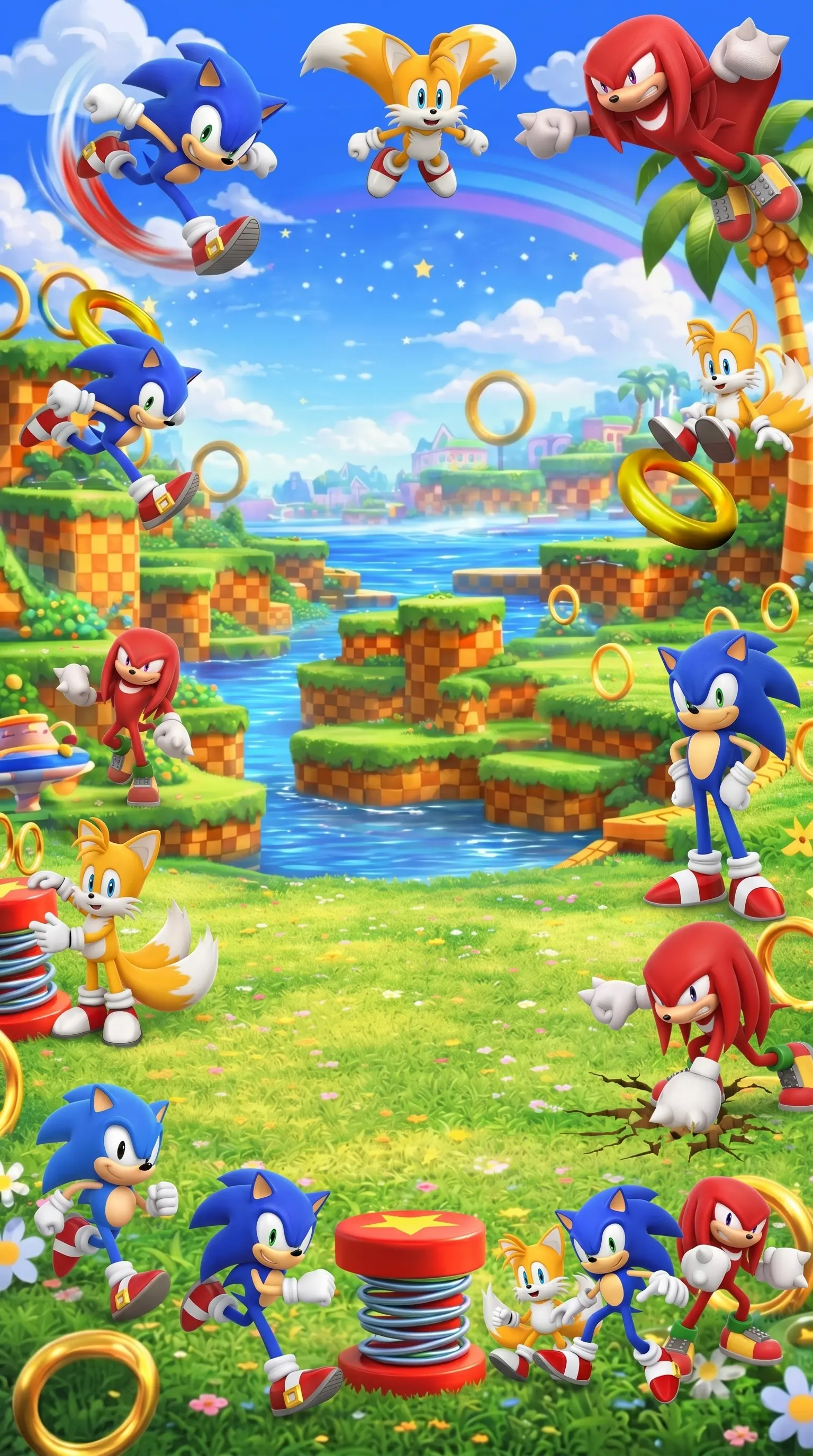 Modelo de convite Sonic